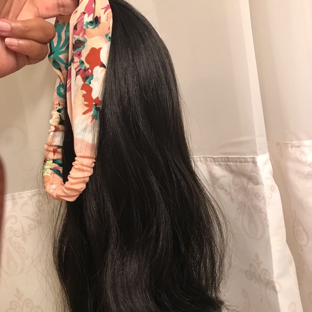 Wig with headband